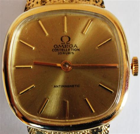 omega constellation 25 rubis antimagnetic 18k|omega constellation watch.